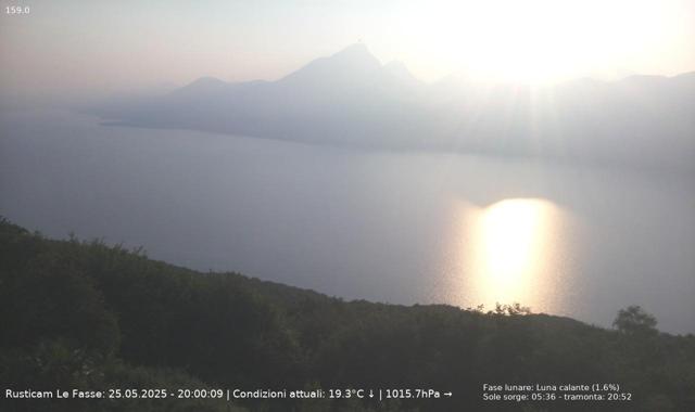 Webcam Le Fasse (San Zeno), Blick über den Gardasee